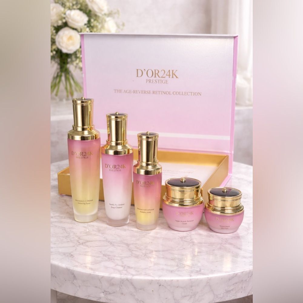 D’OR24K Prestige Age-Reverse Retinol Collection |Luxury Skincare Set | Full Size